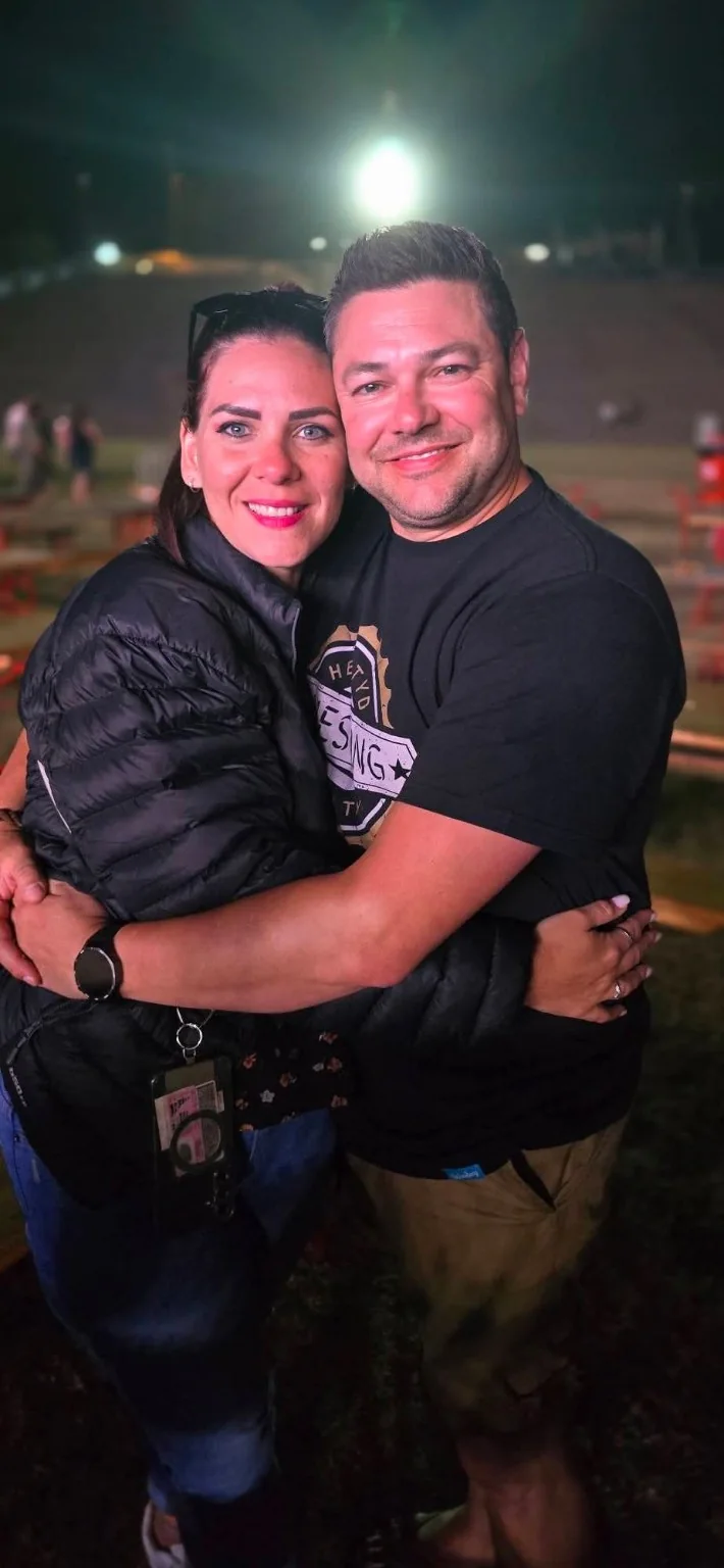 Jaco and Tess at an event